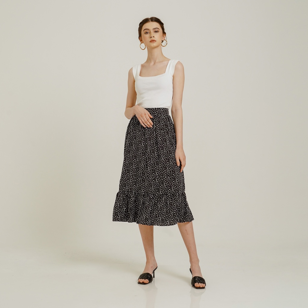 This Is April Rok Wanita Karlie Skirt Black - 280301-1