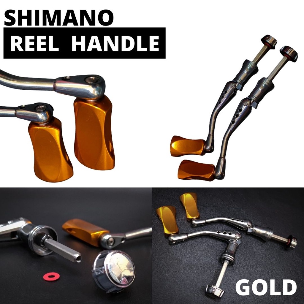 REEL HANDLE SHIMANO GOLD 1000/2000/2500/3000/4000/5000/6000 HANDLE