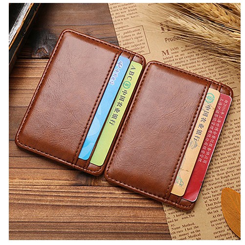 Dompet Sulap money clip / Magic Wallet Leather Money Clip