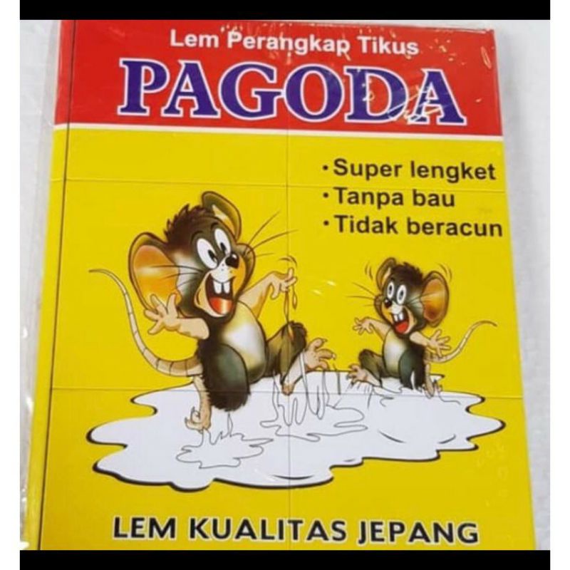 Lem Tikus Papan Merk Pagoda