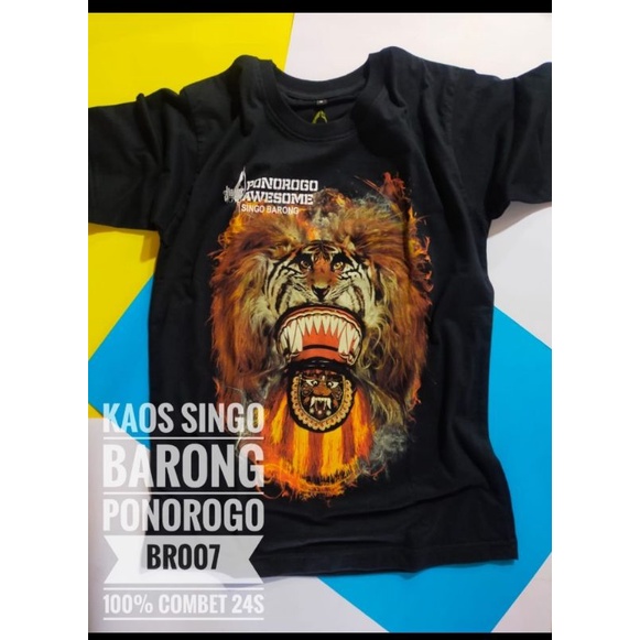 singo Barong /kaos singo Barong