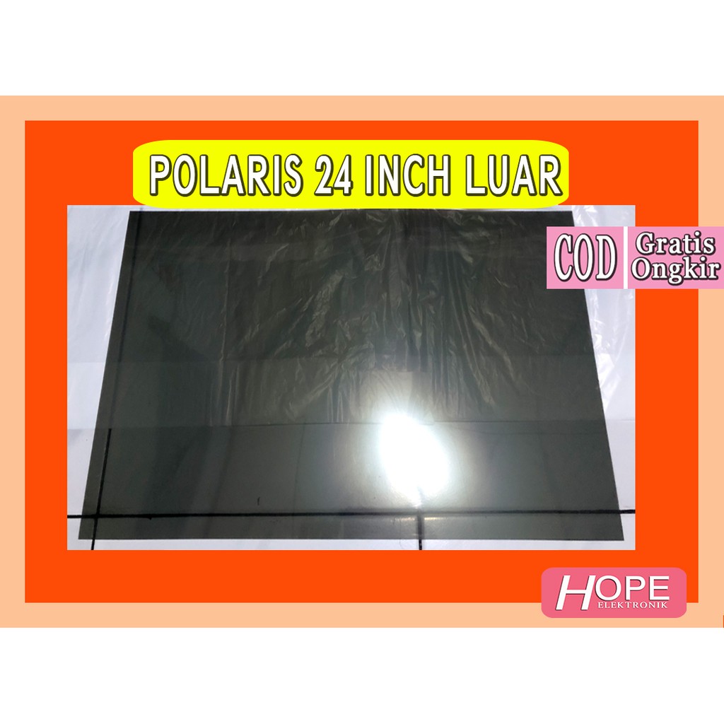 POLARIS 24 INCH POLARISER 24 INCH TV POLARIZER POLARIS POLARIZED LUAR 0 DERAJAT TV LAPISAN POLARIS