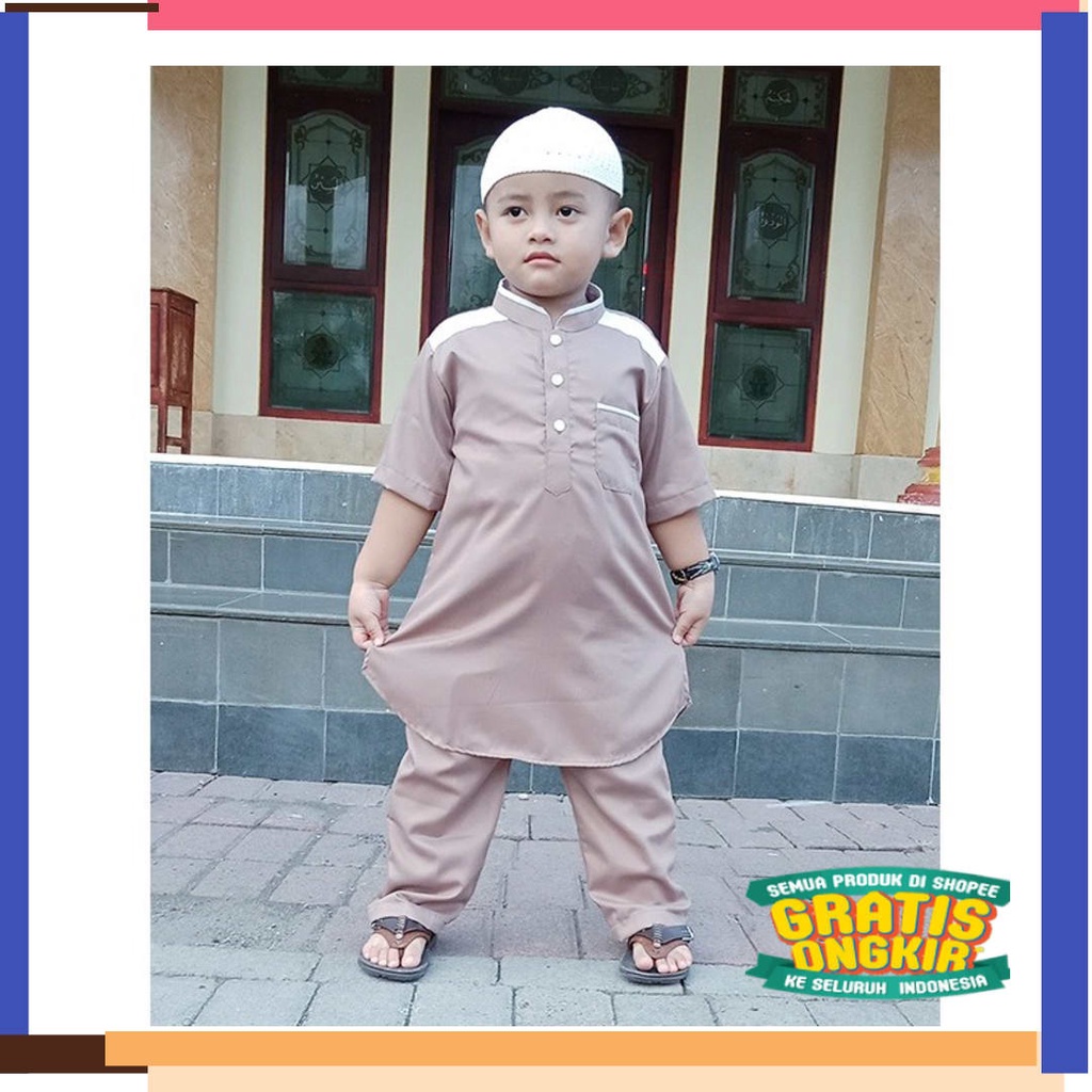 Lucu Keren Motif Polkadot BUnga KOtak / SETELAN BAJU KOKO ANAK BAHAN KATUN TOYOBO