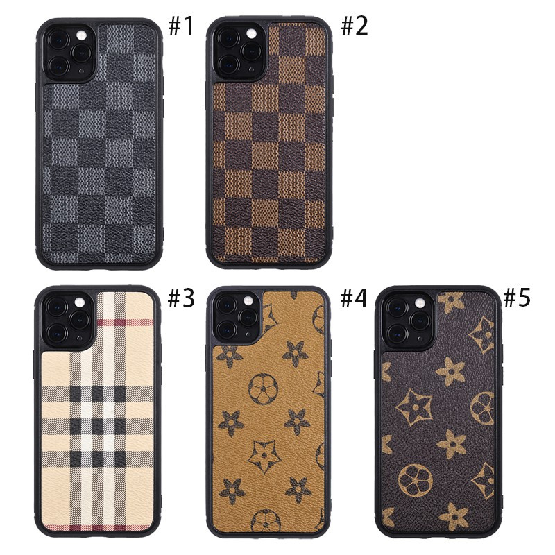 Seri Mewah Hard PC + PU Kulit Case untuk iPhone Xs Xr Xs Max 11 Pro Max 12 Pro Max Case 7 8 Plus