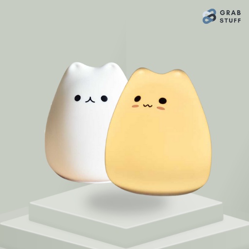 Lampu Tidur Lucu Karakter Kucing / Little Cat LED Cute Cat RGB Light Model / Lampu Tidur Hias Bentuk Kucing Lucu Estetik Korea / Kado Ulang Tahun Lampu Tidur untuk Teman Aesthetic /Lampu Tidur Kekinian Bentuk Hewan Unik / Lampu Kamar Estetik / Lampu Tidut