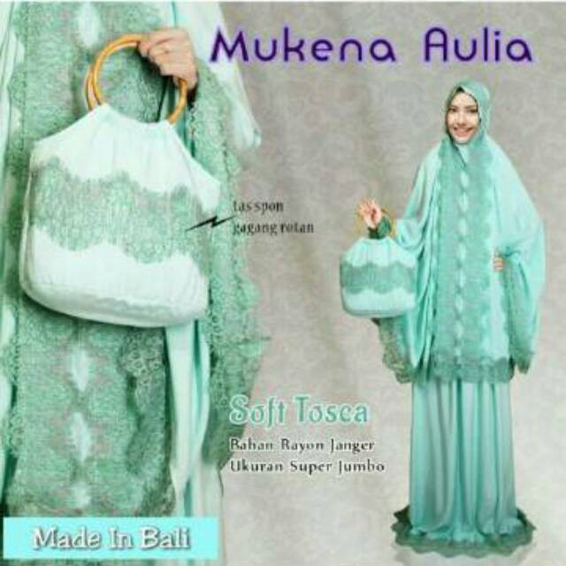 New Motif mukena Bali Renda Aulia