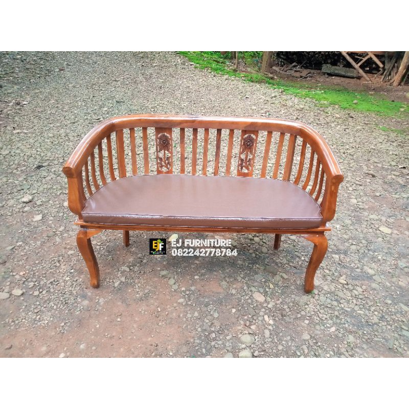 Kursi Bangku Jati Kursi Panjang Ukir Jati Bangku Betawi Ukir Jati Kursi Teras Jati Kursi Taman Bangk