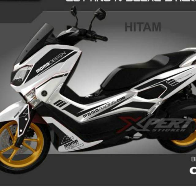 CUTTING STICKER NMAX HITAM