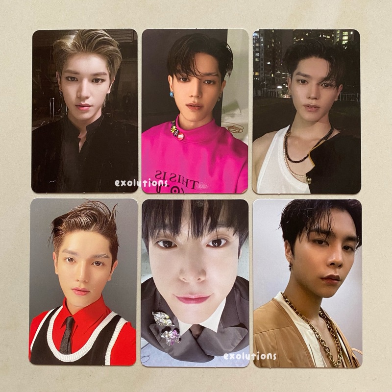 NCT Taeyong Doyoung Johnny Official Photocard [BACA DESC‼️] PC Album Irregular Regular Sticker Stick