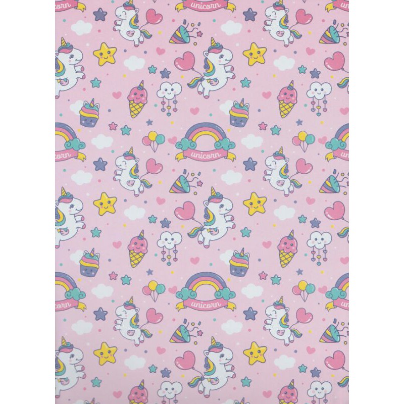 

Kertas Kado Sansan Wawa SW 5686 "animal/unicorn/pony