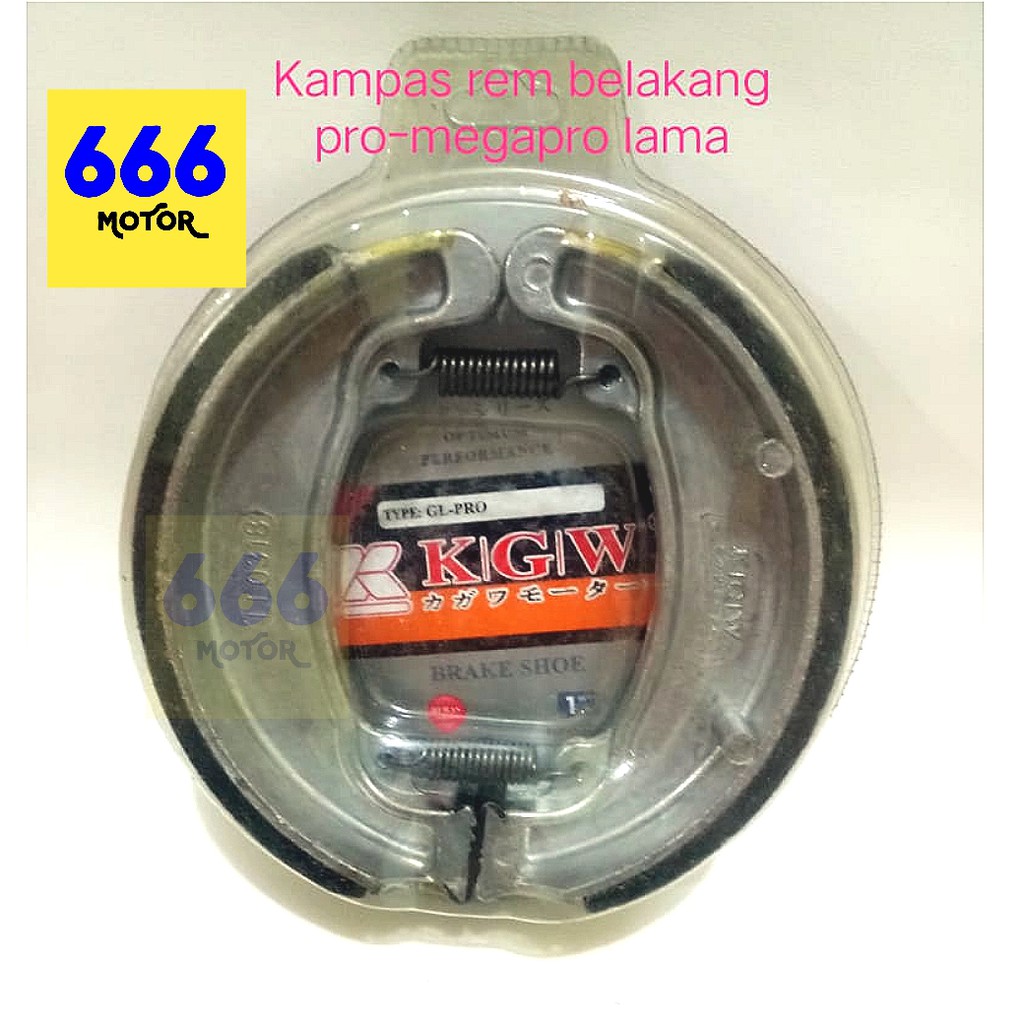 666MOTOR KAMPAS REM BELAKANG PRO