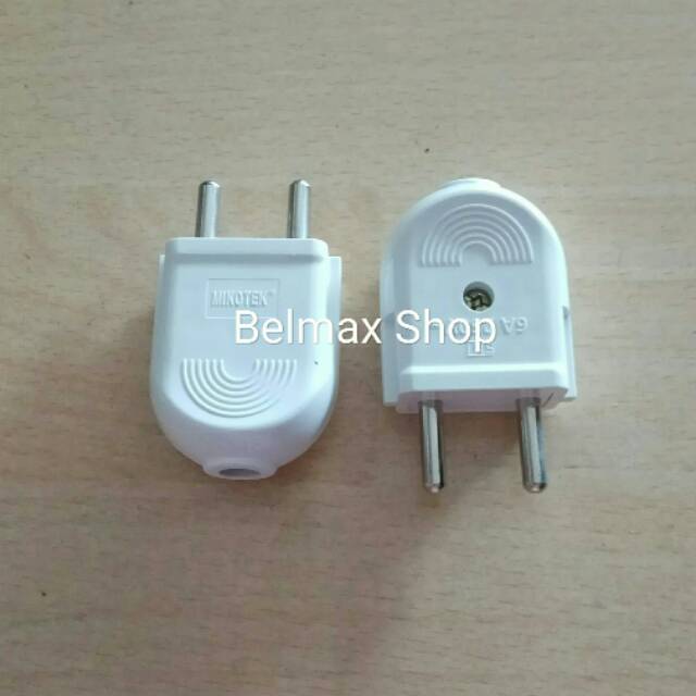 Steker Gepeng Mikotek/Steker Colokan Gepeng Besar/Steker Listrik/Kepala Colokan/Colokan Listrik