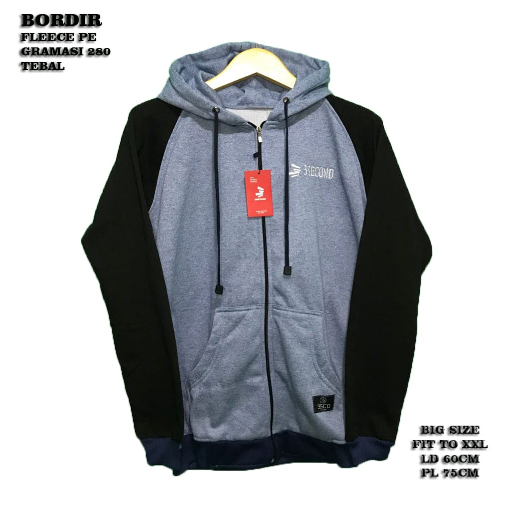 JAKET SWITER 3SECOND MODEL TERBARU IMPORT ORIGINAL//TAMPIL KEREN//NYAMAN DI PAKAI