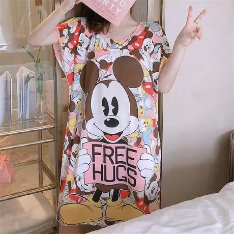 Baju Tidur Baju Rumah Santai Dress Santai Dress Tidur Panjang Import Korea