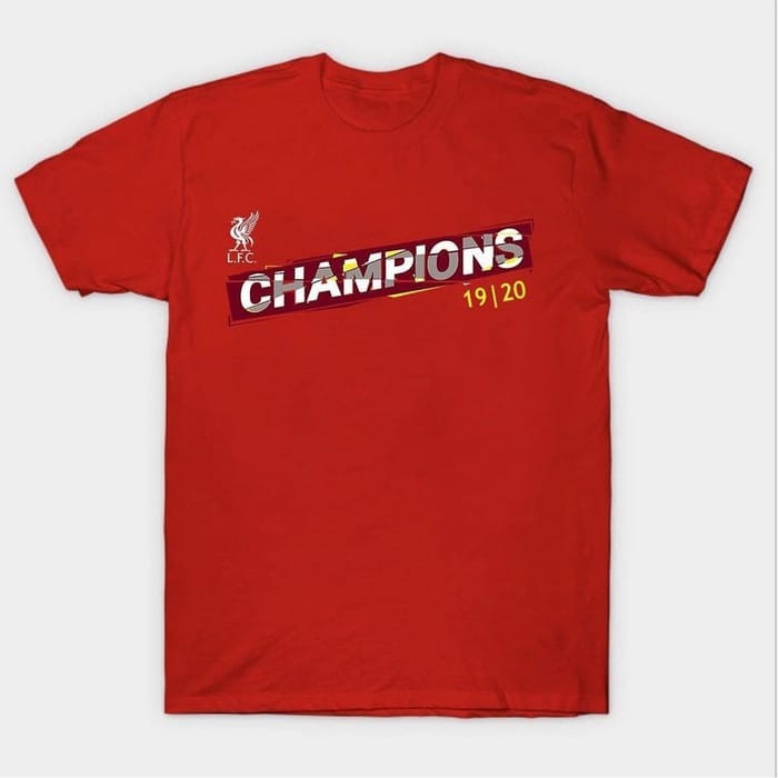 KAOS T-SHIRT CHAMPIONS PREMIER LEAGUE THE REDS