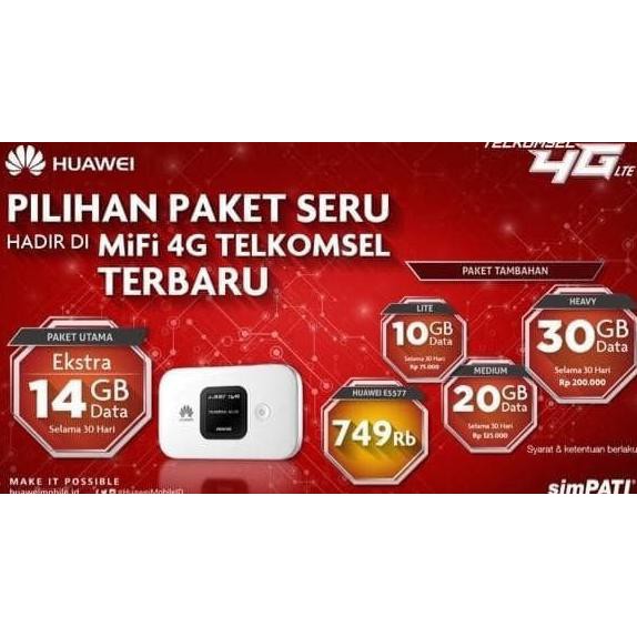 MODEM MIFI HUAWEI 4G E5577 FDD1800/TDD2300 UNLOCKED PERMANEN