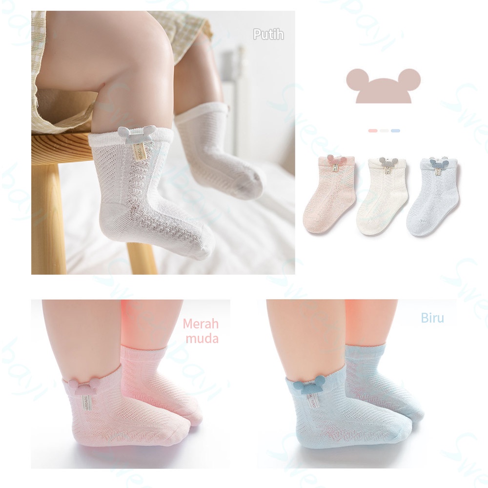 Sweetybayi kaos kaki anak bayi Lucu Bahan Katun kaus kaki bayi Unisex