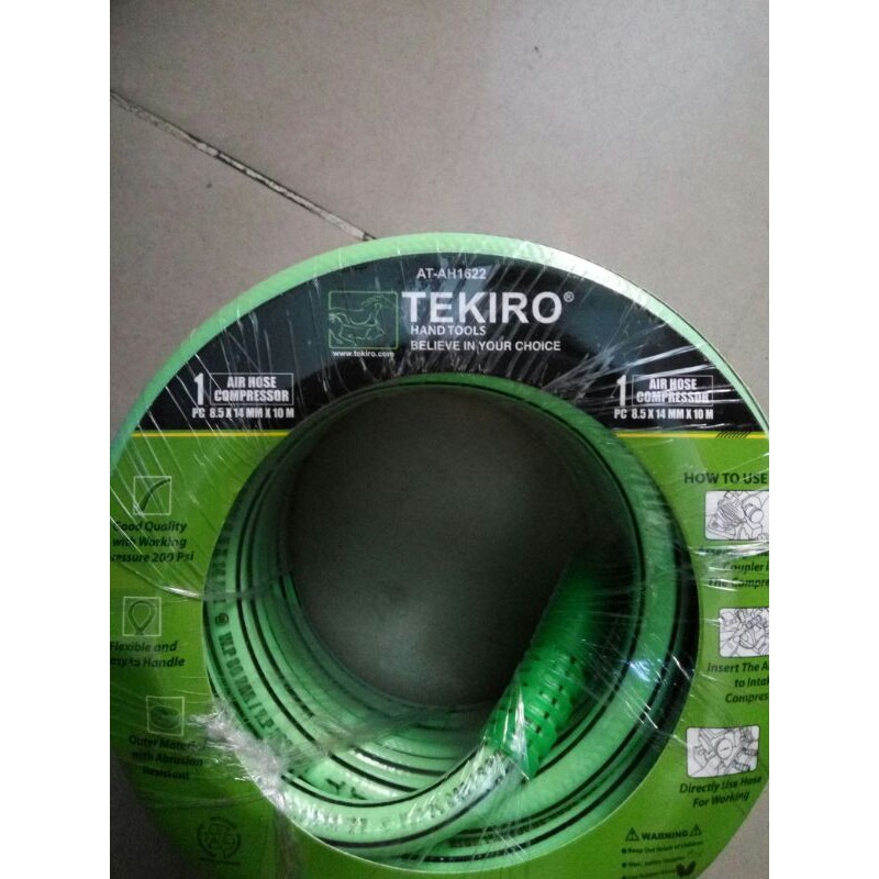 tekiro AH1622 selang angin kompresor 10meter air hose compressor 10 meter AH 1622