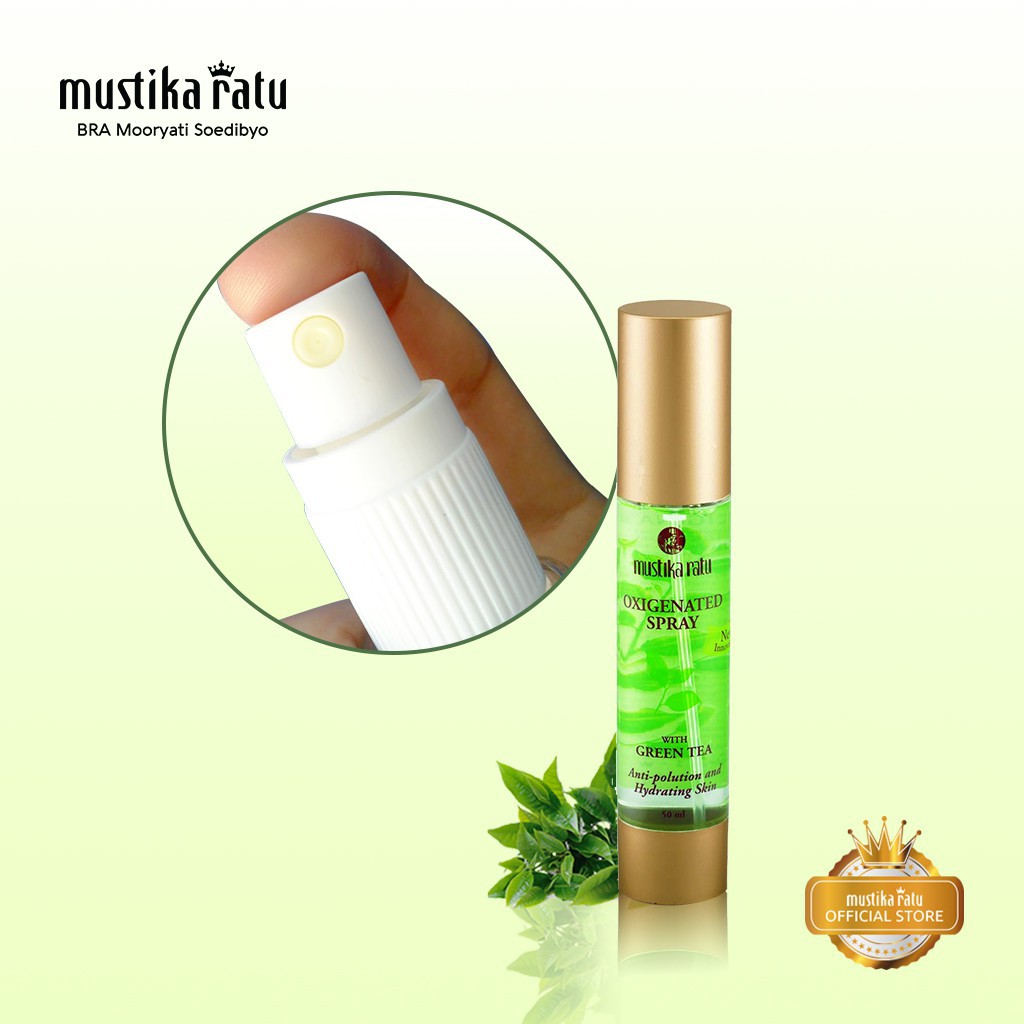 MUSTIKA RATU Oxygenated Spray With Green Tea 50ml