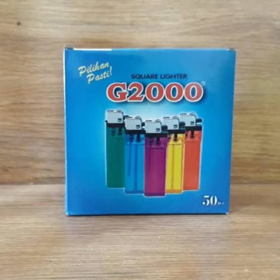 Korek api gas merek G2000 101 kualitas OK ISI 50/Pak