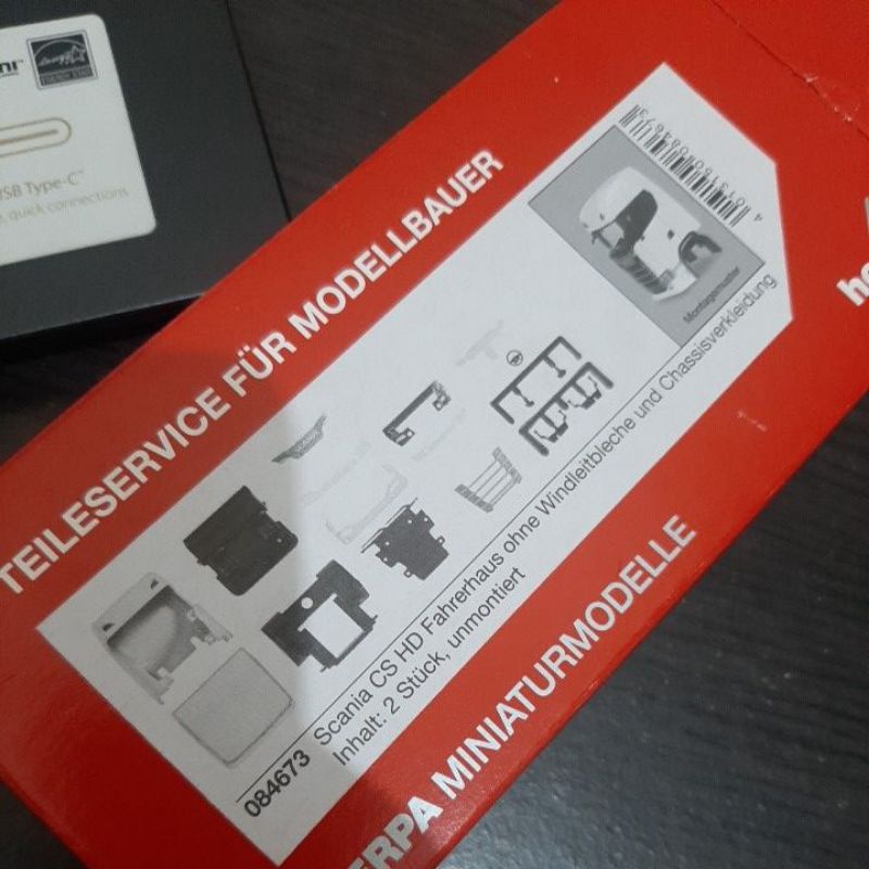 herpa 084673 cabin Scania CS HD skala 87