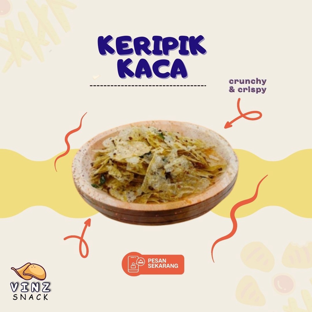 

Vinzsnack - Keripik Kaca 100gram