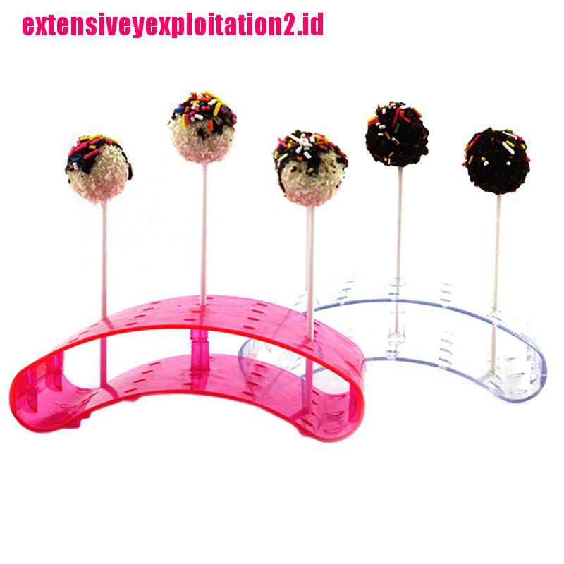 &lt; E2id &amp; &gt; stand holder Lolipop / Kue DIY 20 Lubang Bahan Akrilik