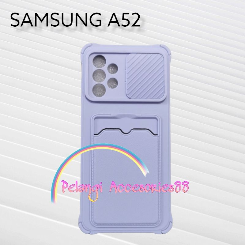 CASE SAMSUNG A52 4G / A52 5G / A52S CASE SOFTCASE SLEDING WARNA WARNI