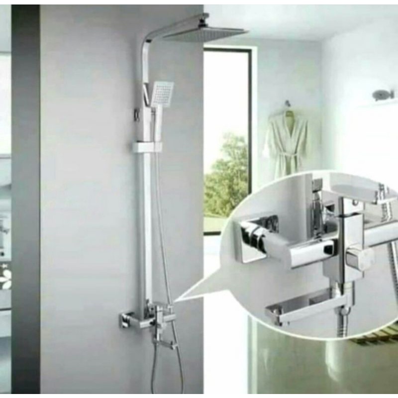 Shower set stainless SUBRON/Shower set sus 304 stainless