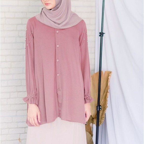 TALA BLOUSE CUPCAKE SIZE SM BY VANILLA HIJAB