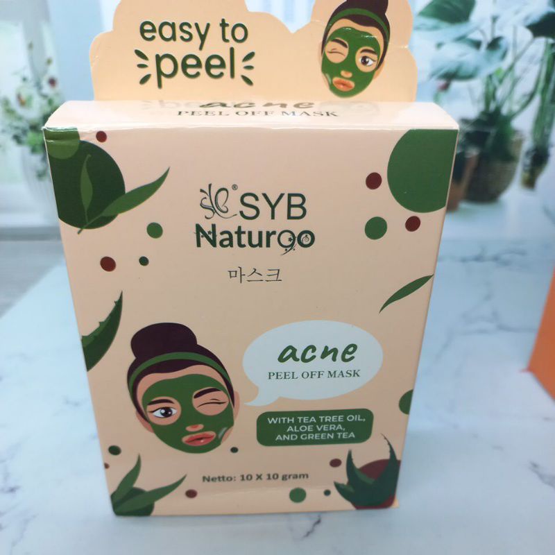 [1BOX] SYB NATURGO MASK ALL VARIAN ISI 10 SACHET EASY OF PEEL