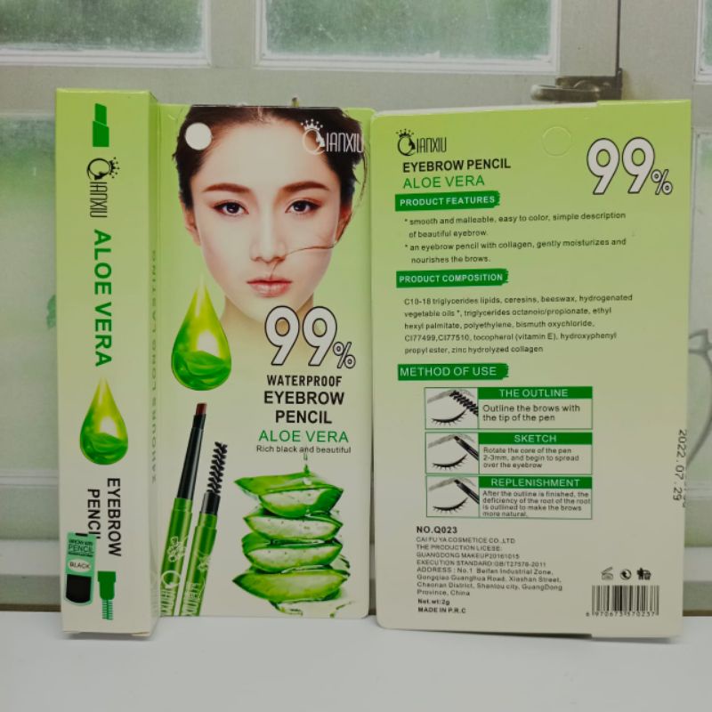 QIANXIU Eyebrow Pencil Aloevera