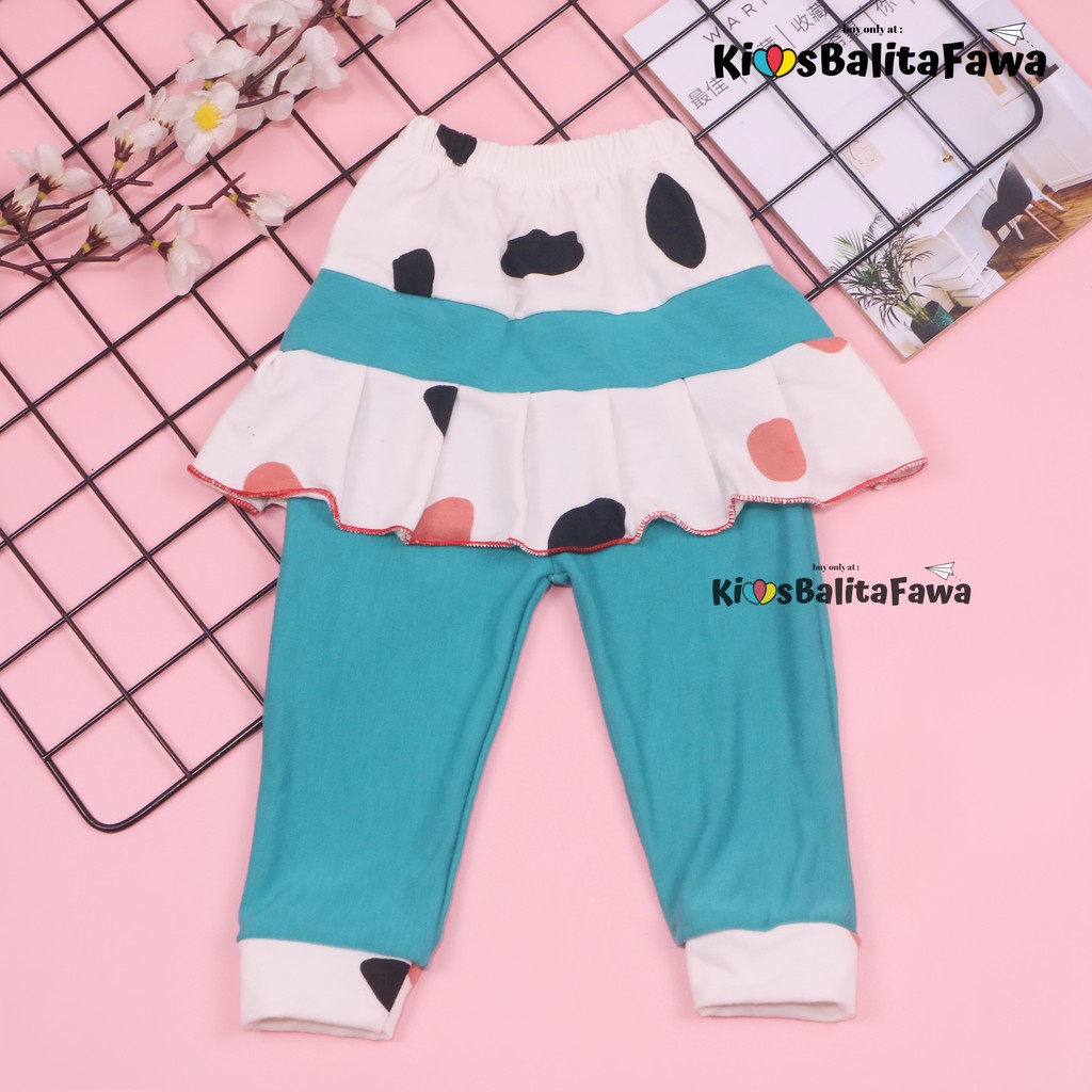 Umbrella Pants Uk Bayi 3-12 bulan / Anak Perempuan Model Celana Rok - Polos Motif - Pants Murah