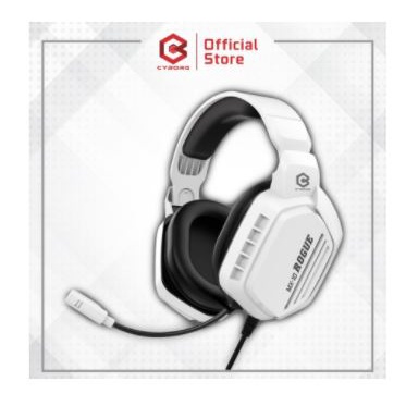 Headset gaming cyborg wired audio microphone 3.5mm stereo bass 2m cable rogue mx10 mx-10 - Headphone