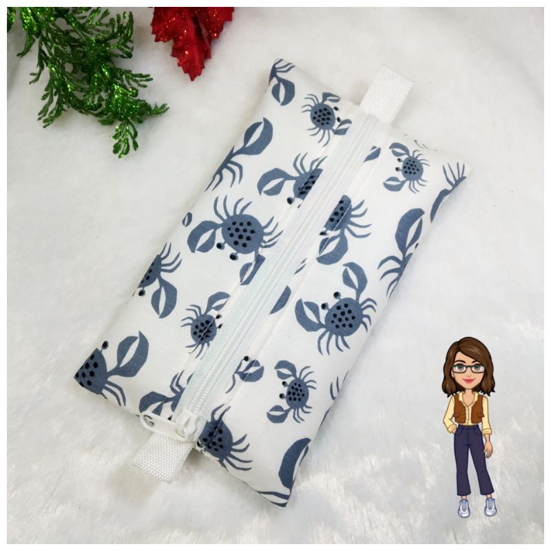 Madebynie ✨No Tissue / Tempat Tissue Travel Pack Handmade Kain Katun / Tissue Pouch / Dompet Tissue 