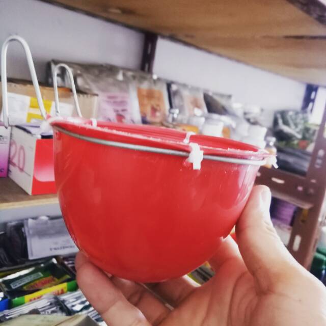 TEMPAT MAKAN MINUM AYAM ADUAN,  MANGKUK RAMBUNG,  MAKAN AYAM, BATOK PLASTIK