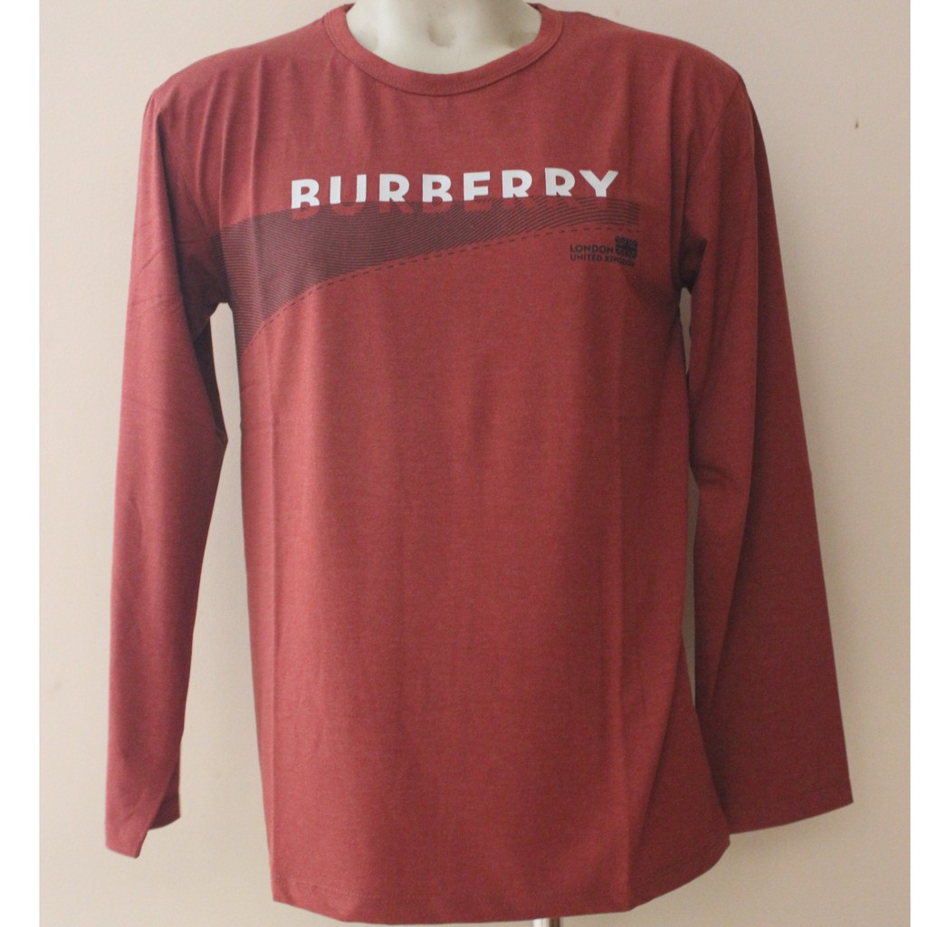 Kaos Lengan Panjang burberry Pria / Longsleeve