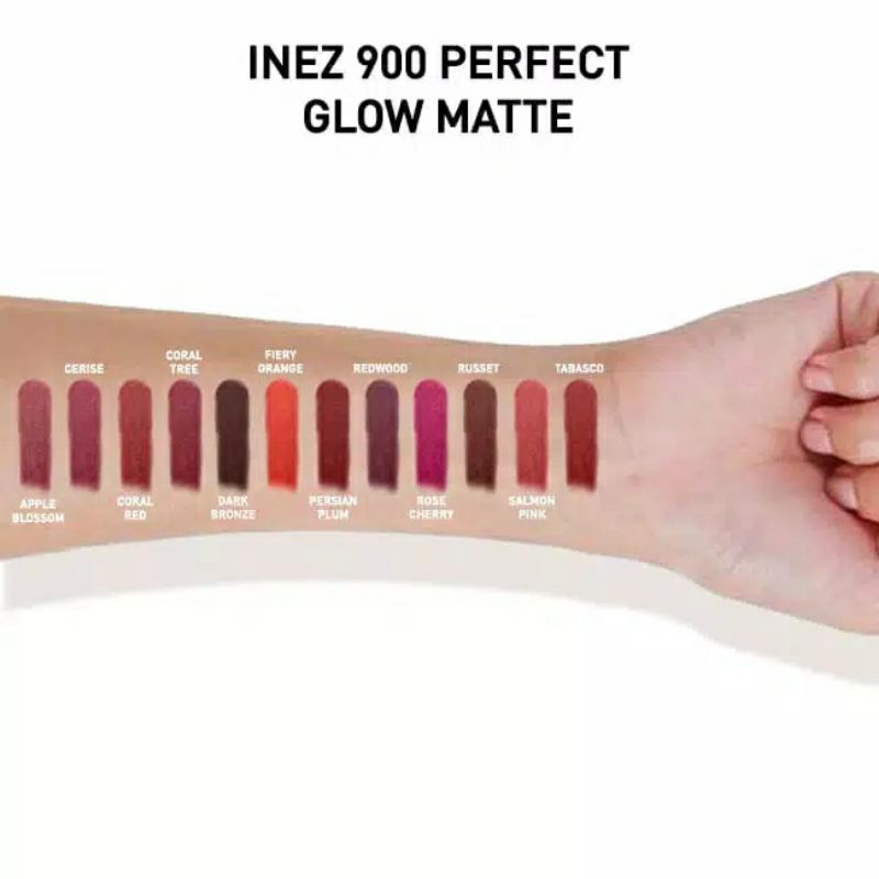 INEZ 900 Perfect Glow Matte Lipstick / Lipstik