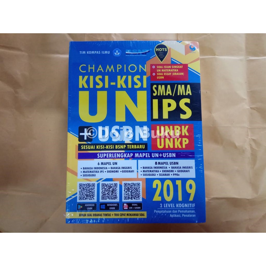 Champion Kisi-Kisi UN + USBN SMA/MA IPS 2019 Tim Kompas Ilmu