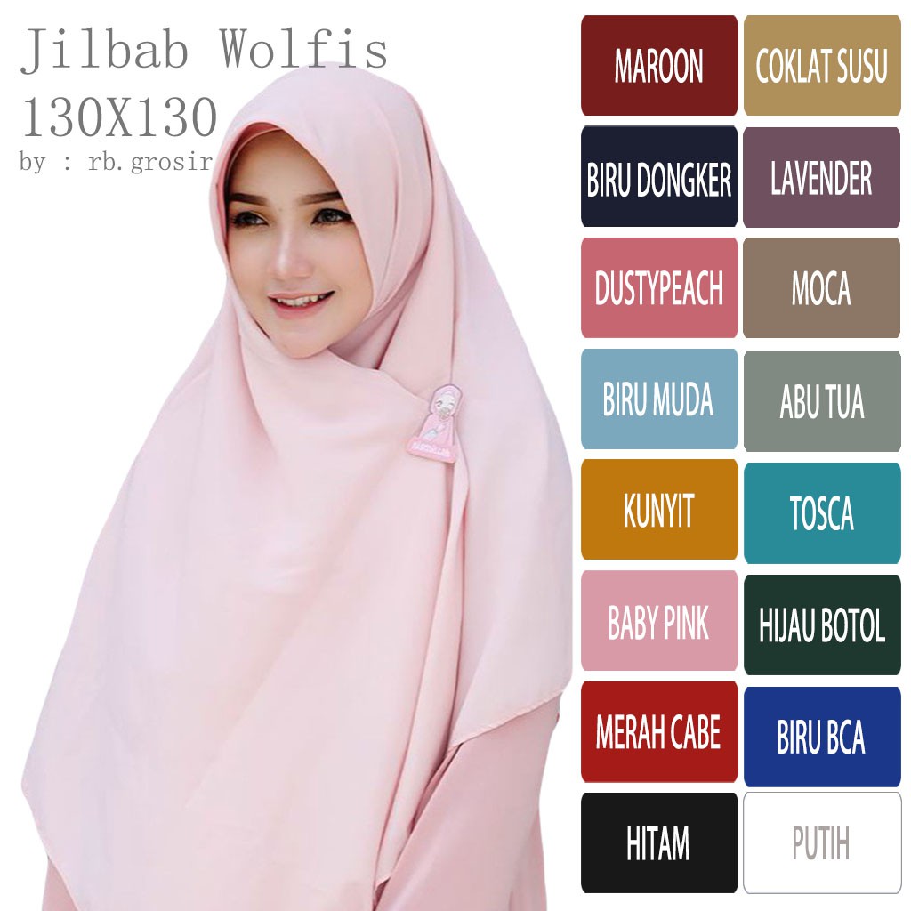 Jilbab Syari iWolfisi 130x130 iKerudungi iSegii iEmpati Hijab 