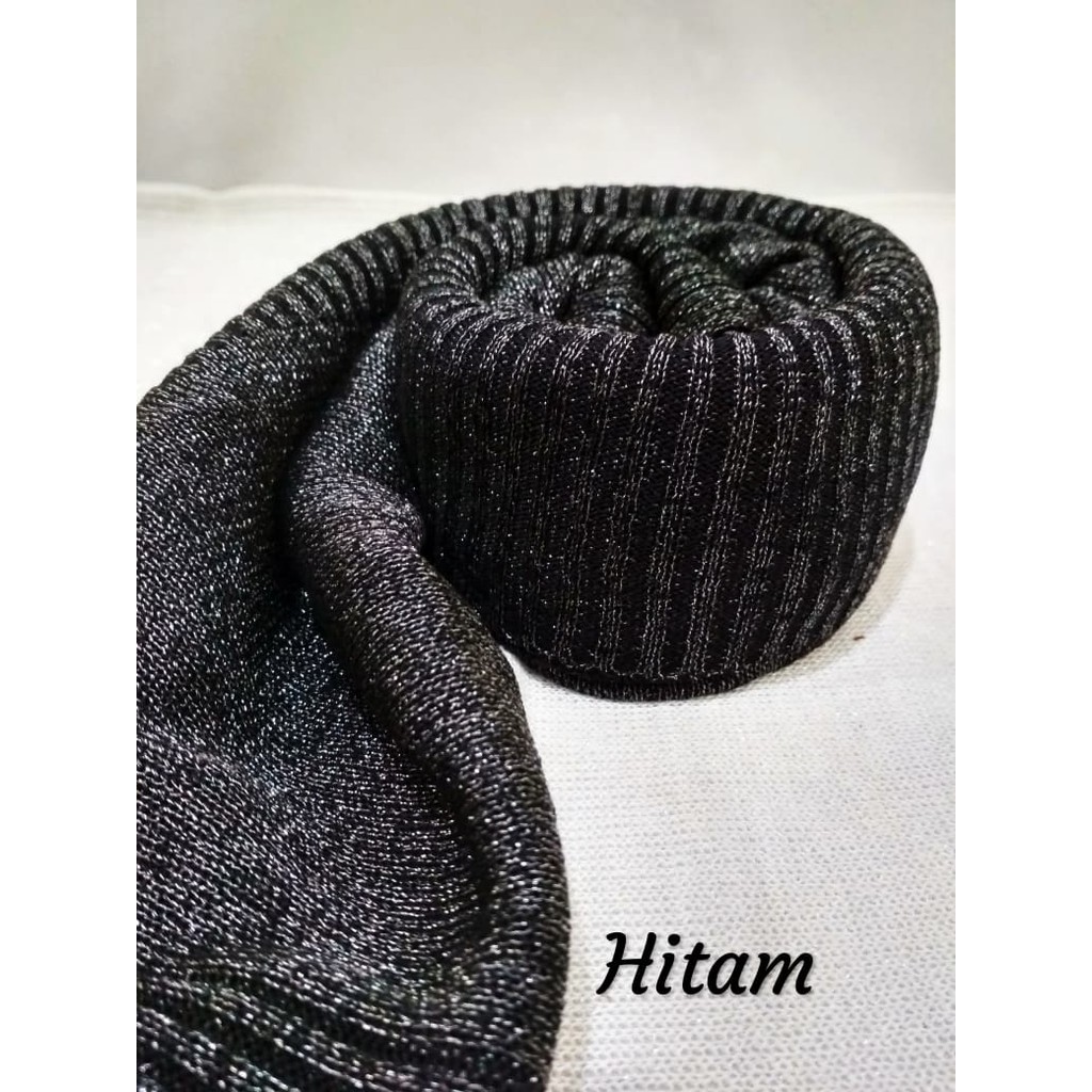 Pashmina Glitter Rajut Premium || Kerudung Pesta Kerudung Pernikahaan || Pashmina Rajut Pengantin-1