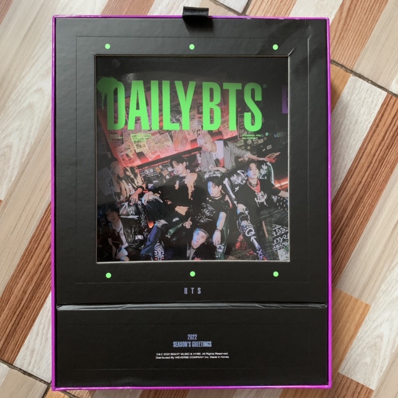 BTS season’s greetings SG 2022 outbox photobook (pb)