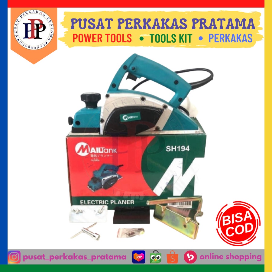 MESIN SERUT KAYU MAILTANK - ELECTRIC PLANER MAILTANK SH-194
