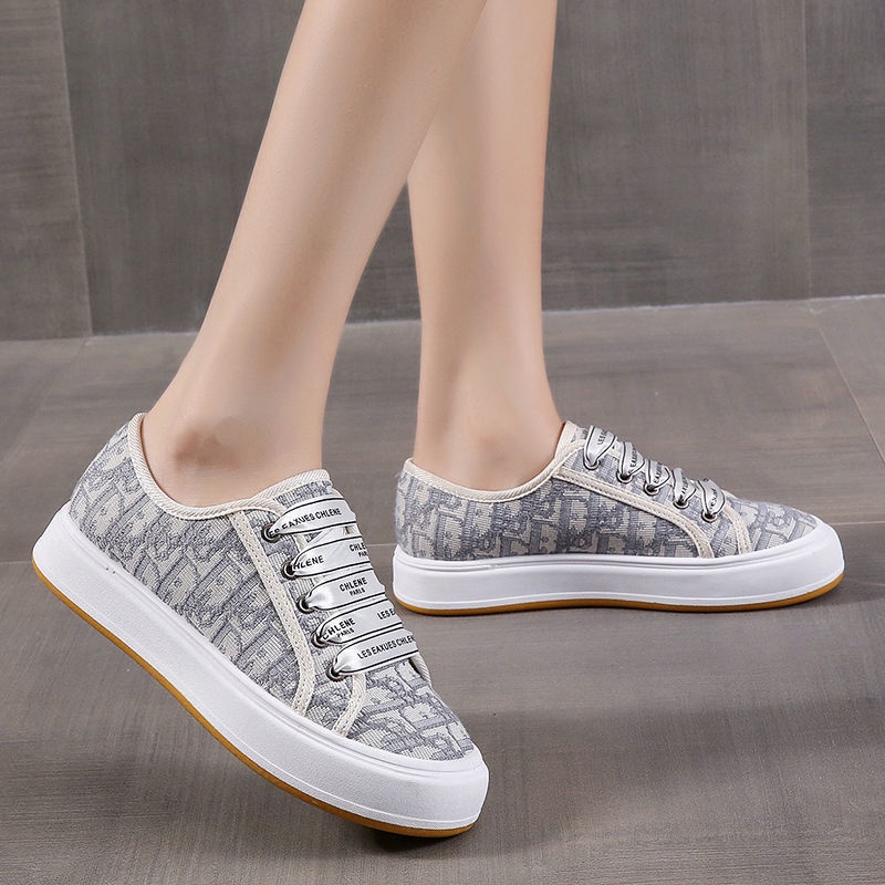 Sepatu Import Wanita 070100 Walk'N Sneaker Tali Sepatu Silk