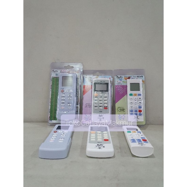 Remot Remote AC Serbaguna,Panasonic,Sharp / Remote AC Joker Original