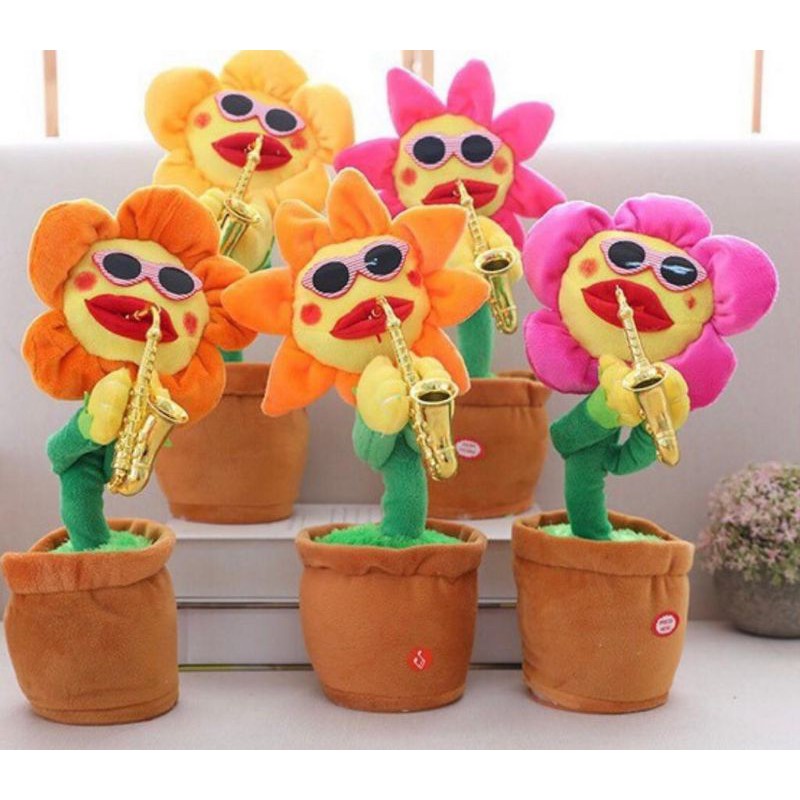 Mainan Bunga Joget Lagu dan Musik sudah FREE BATRE