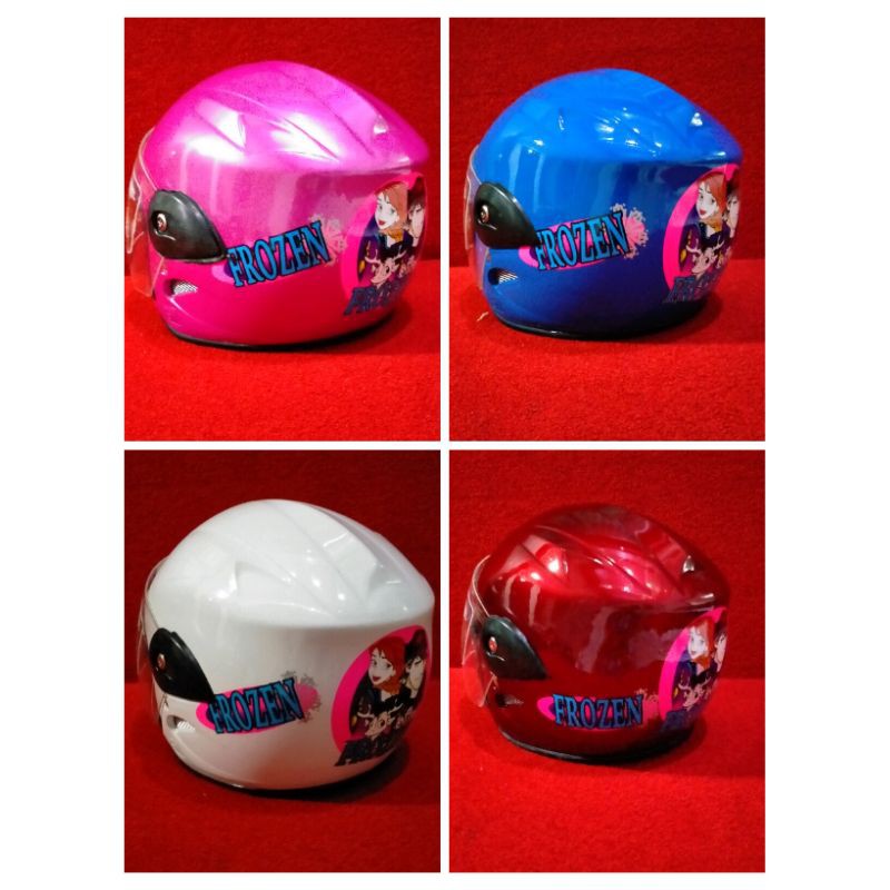helm anak sni karakter frozen