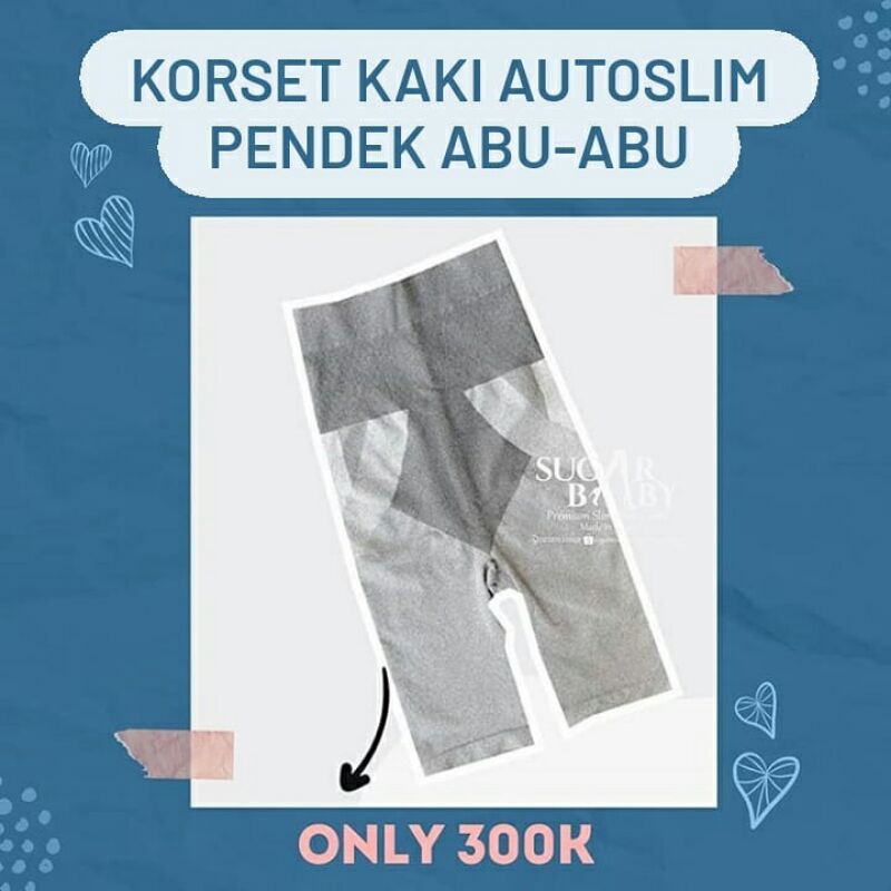 Satu set Korset Kaki Autoslim  + Korset  Tanktop Autoslim