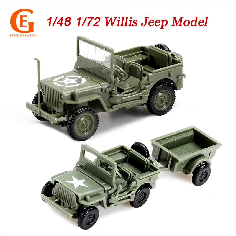 Us Willis Miniatur Mobil Jeep 4D Bahan Plastik Untuk Mainankoleksihadiah