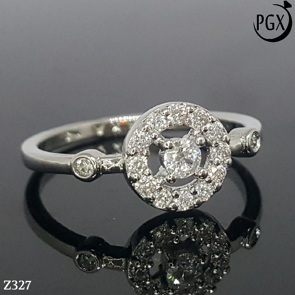 PGX Cincin Xuping Wanita Perhiasan Lapis Emas Aksesoris Fashion Premium - Z327